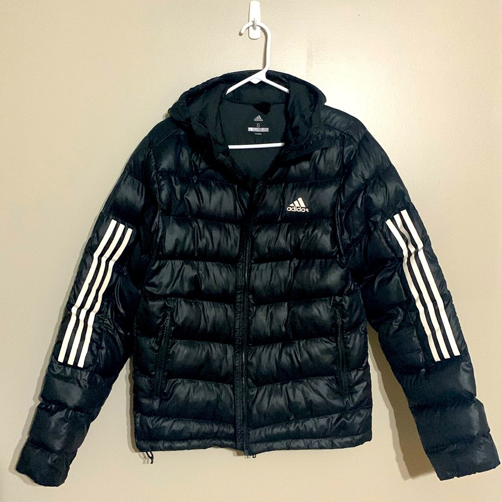 Adidas Men Black Puffer Jacketet